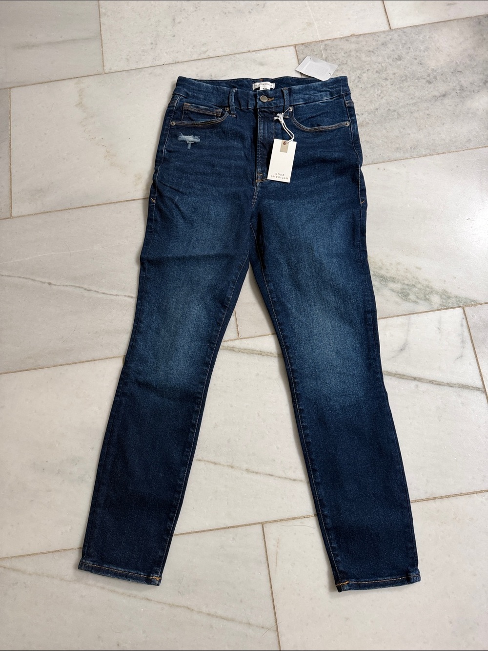 Good American Dark Wash Women's Skinny Jeans